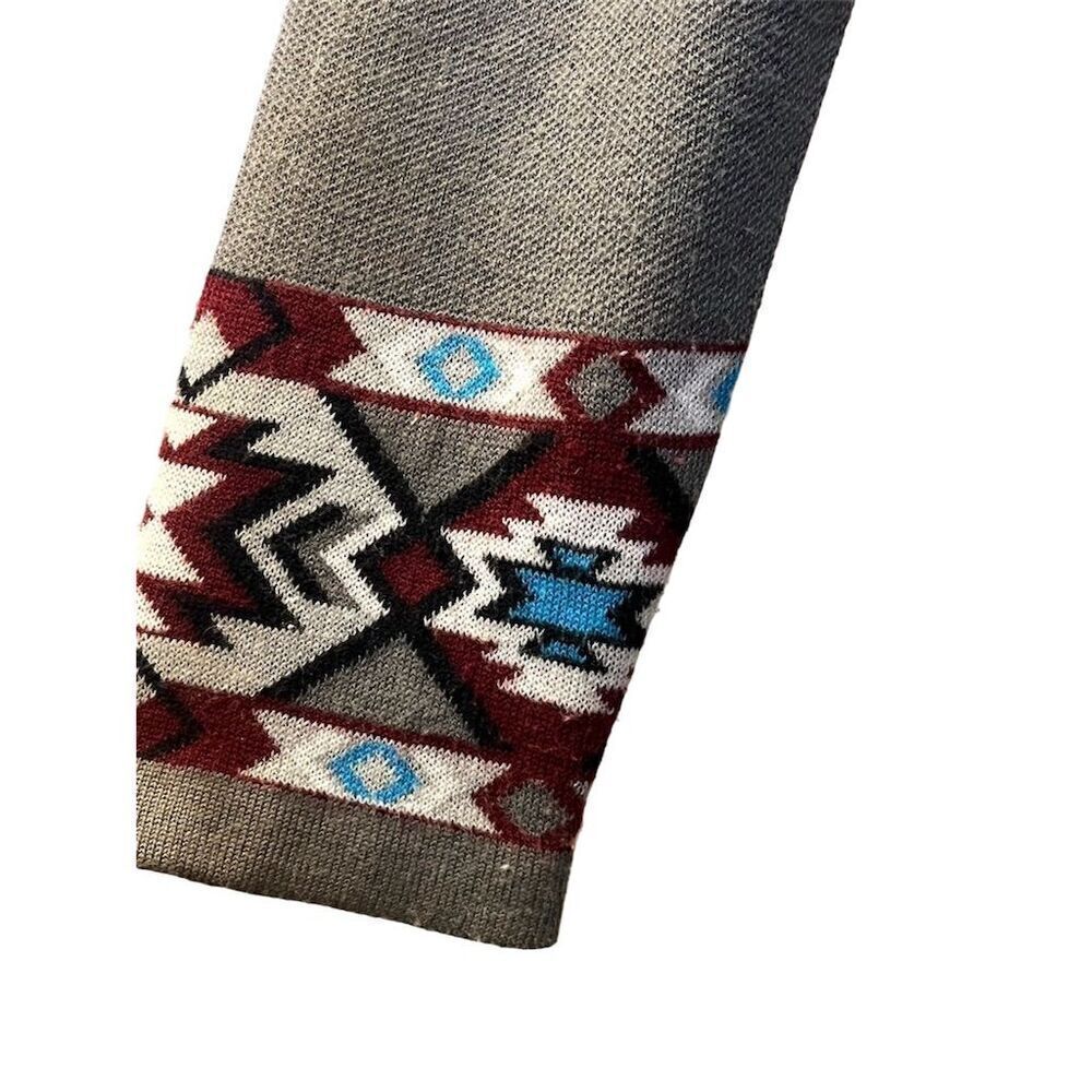 Red River Outfitters Women's Aztec Print Wool Pullover Knit Sweatshirt S Warm - Picture 6 of 9